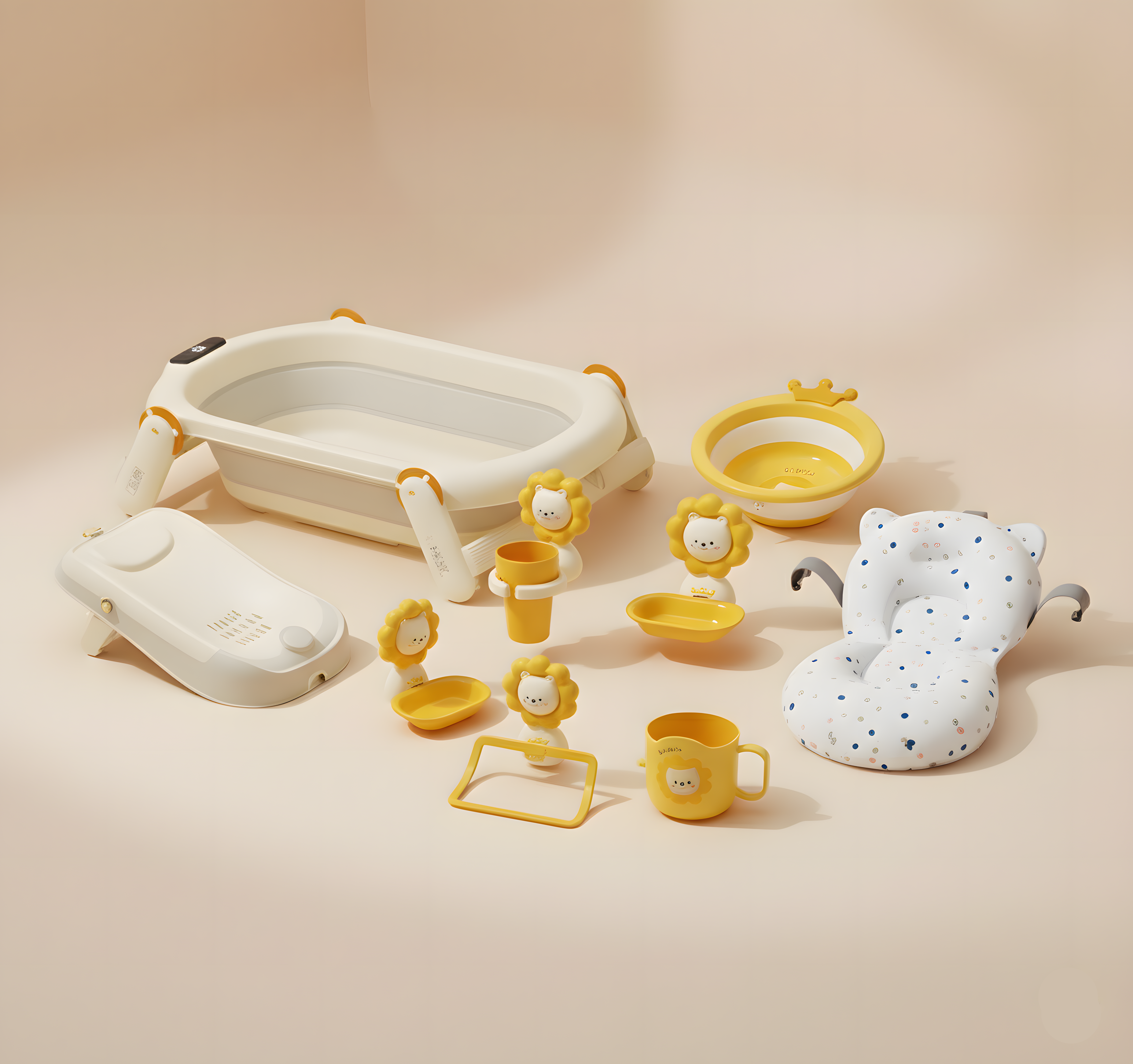 Bañera de leon x 8 piezas