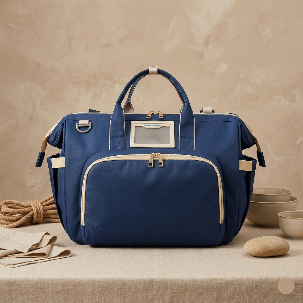 Pañalera cruzada con cambiador