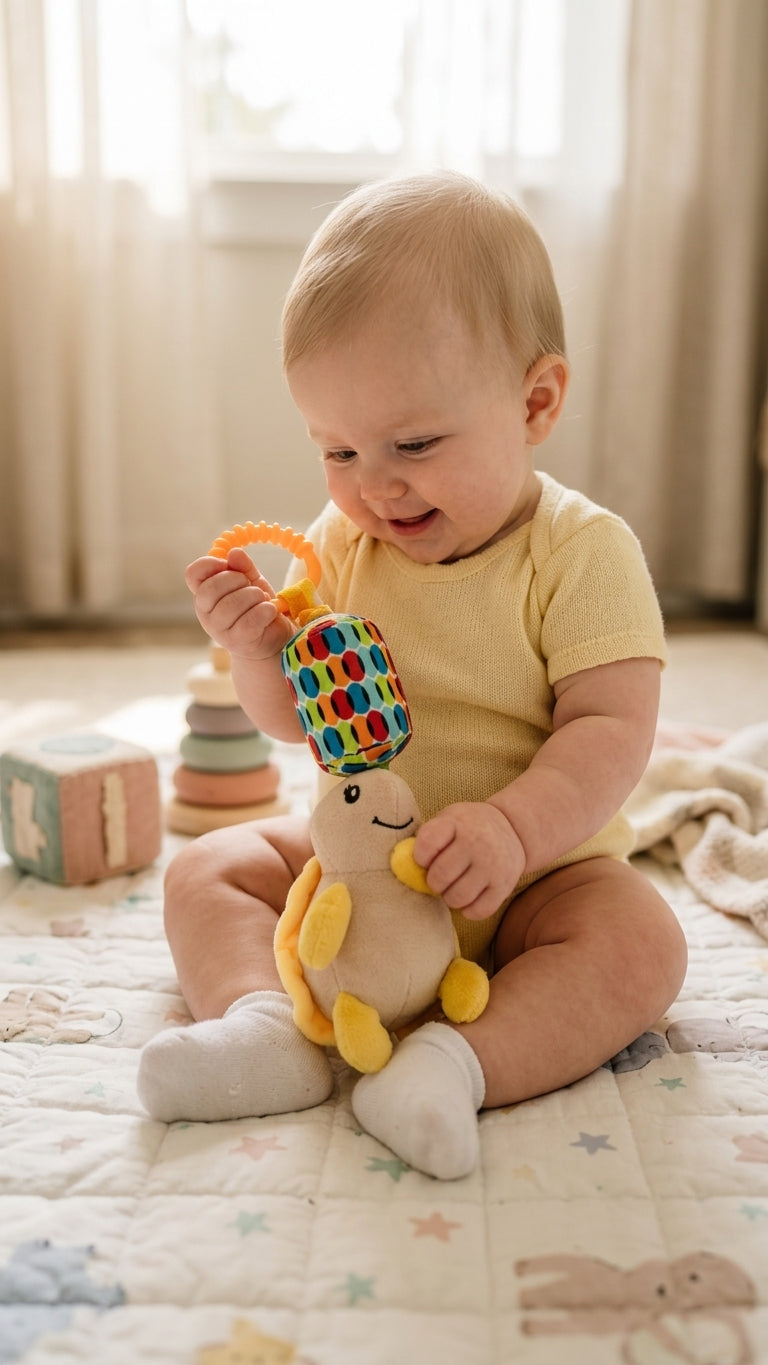 Peluche Sonajero para bebé 2316-6 | Mis Angelitos Baby