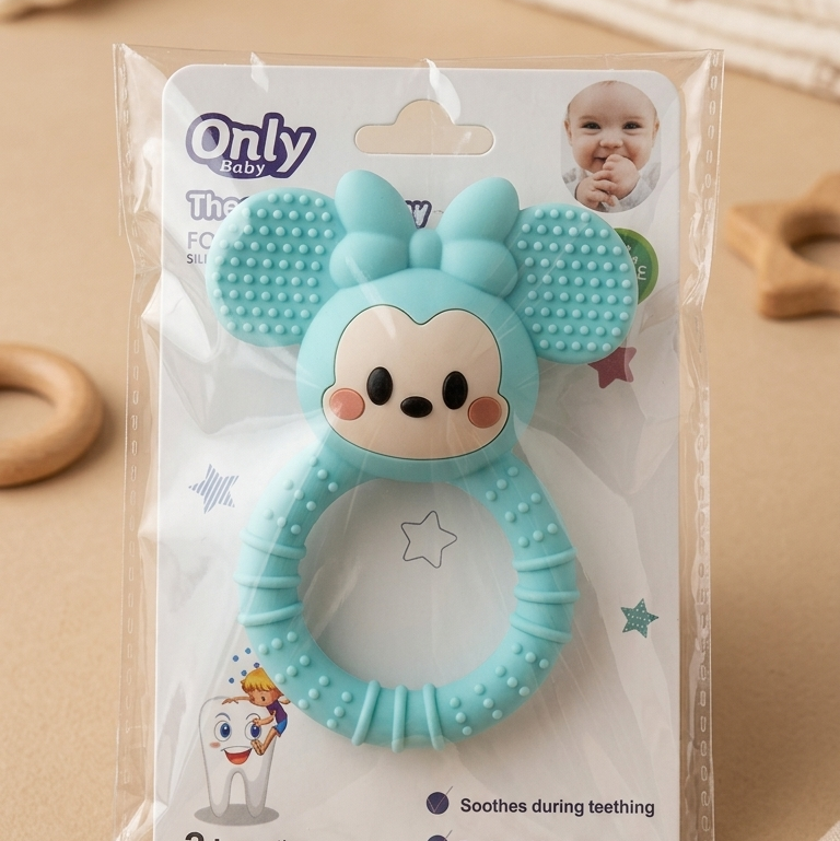 Rascaencias de Mickey para Bebé | Mordedor Silicona