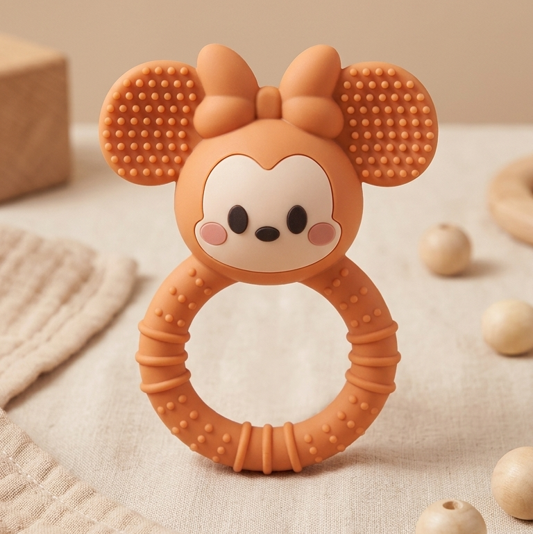 Rascaencias de Mickey para Bebé | Mordedor Silicona
