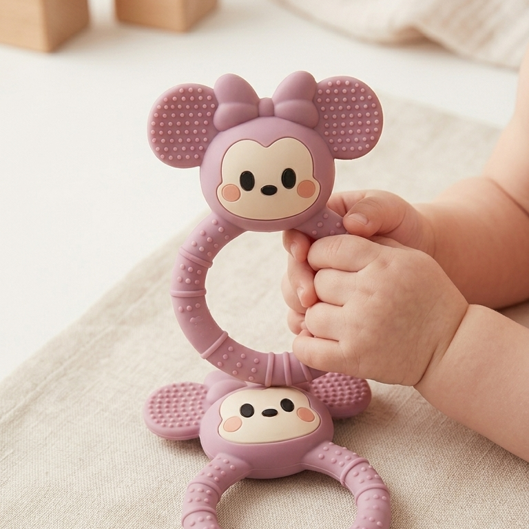 Rascaencias de Mickey para Bebé | Mordedor Silicona