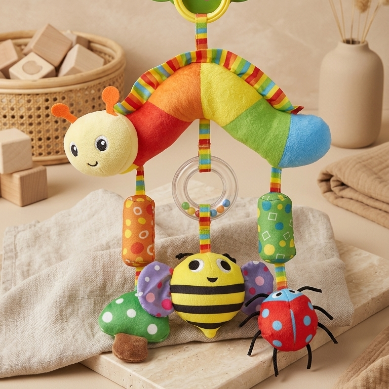 Peluche Sonajero para bebé ALP-612 | Mis Angelitos Baby