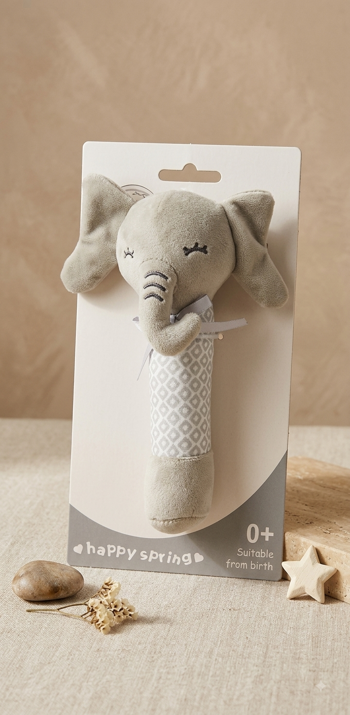 Peluche Sonajero para bebé ALP-608 | Mis Angelitos Baby
