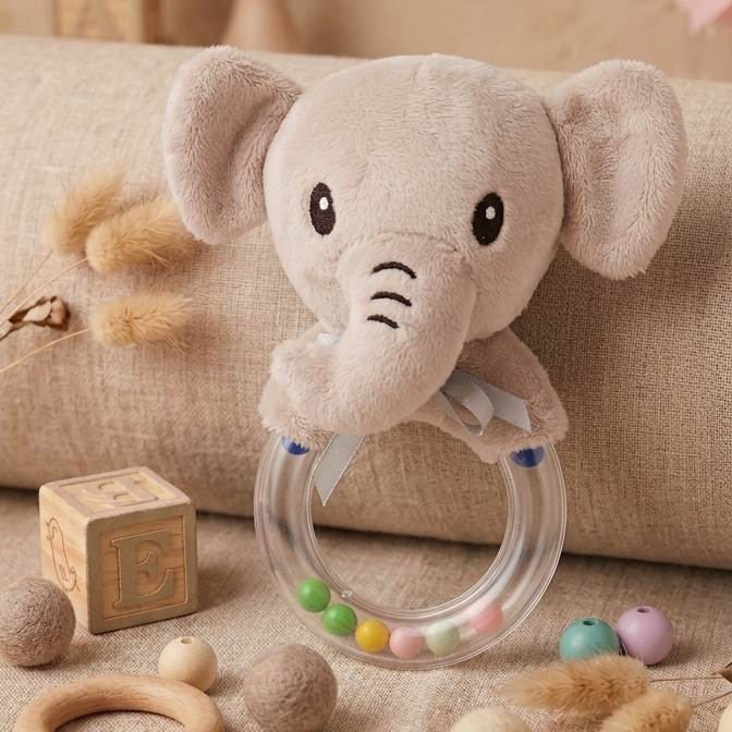 Peluche Sonajero para bebé ALP-607| Mis Angelitos Baby