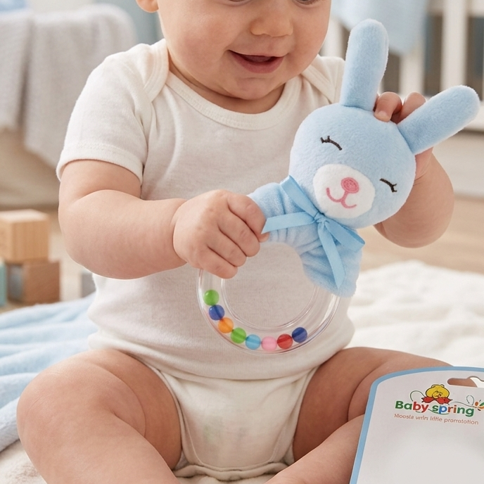 Peluche Sonajero para bebé ALP-607| Mis Angelitos Baby