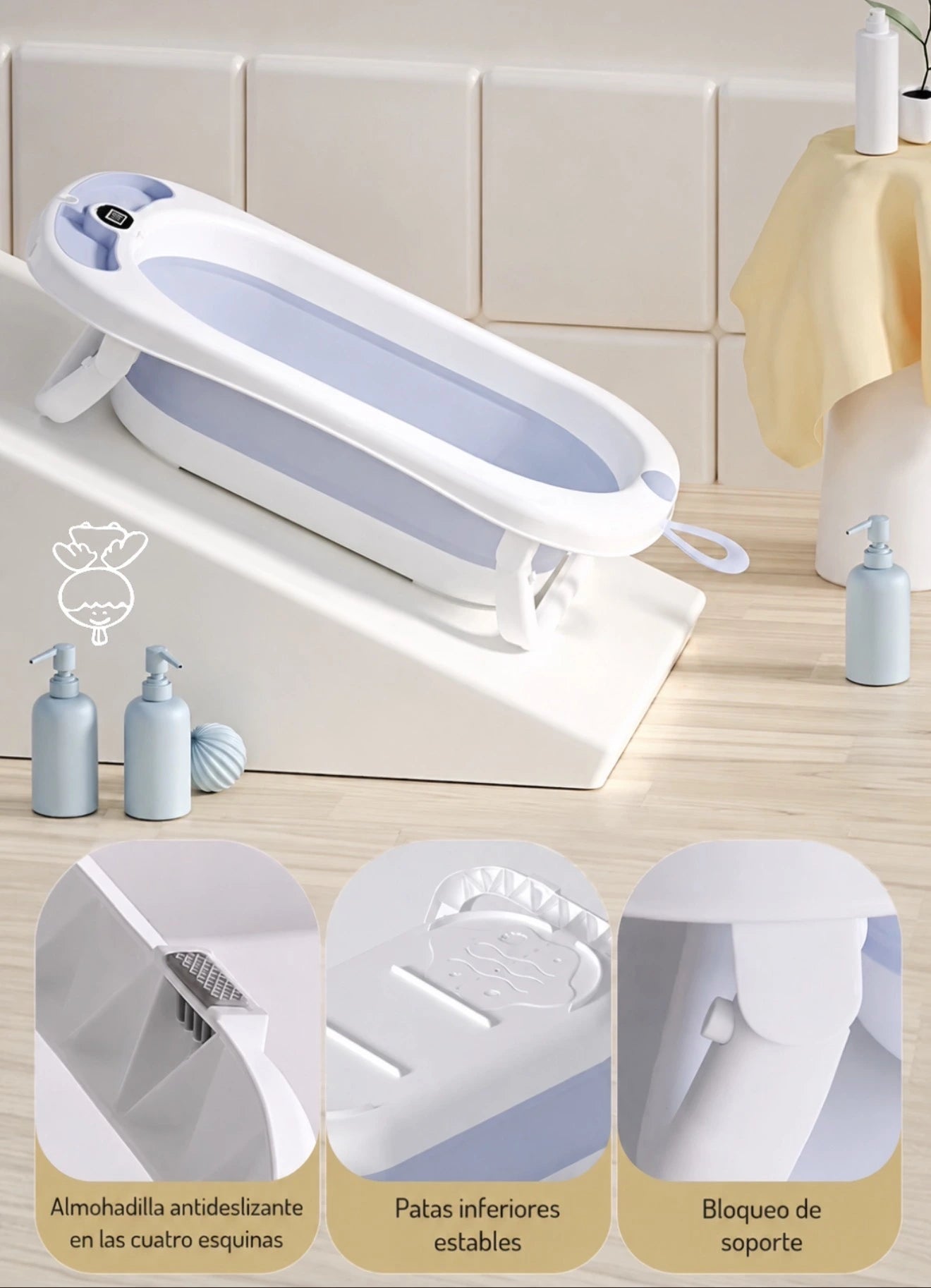 Bañera Plegable para Bebé | REF:527-1
