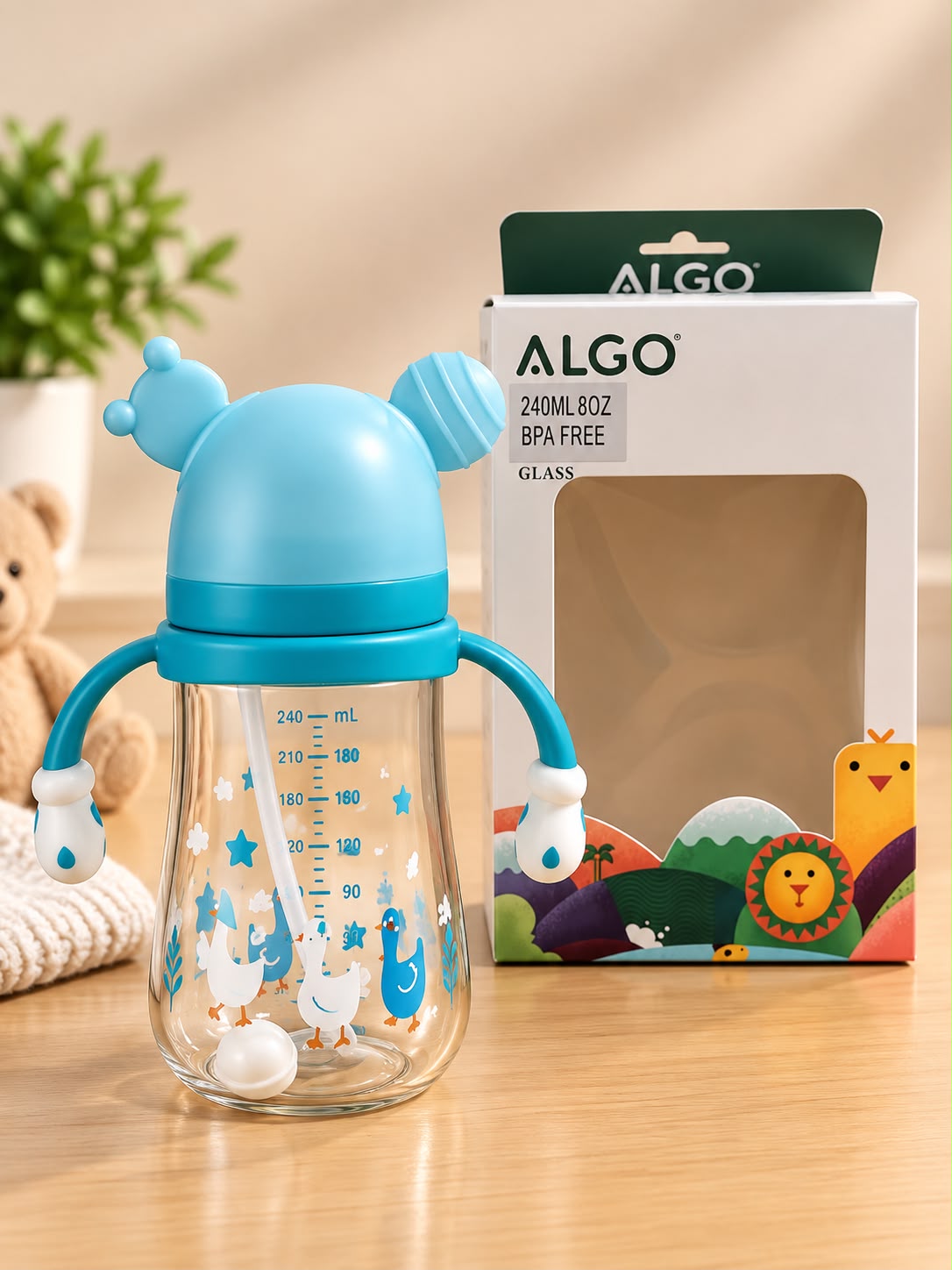 Tetero para Bebé de 8 oz Ref. KB-240 | Mis Angelitos Baby