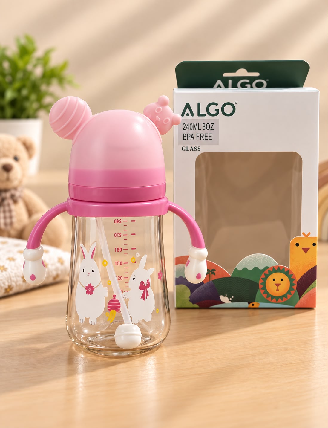 Tetero para Bebé de 8 oz Ref. KB-240 | Mis Angelitos Baby