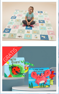 Tapete Plegable Grande + Libro sensorial gratis 1.80 X 2.00