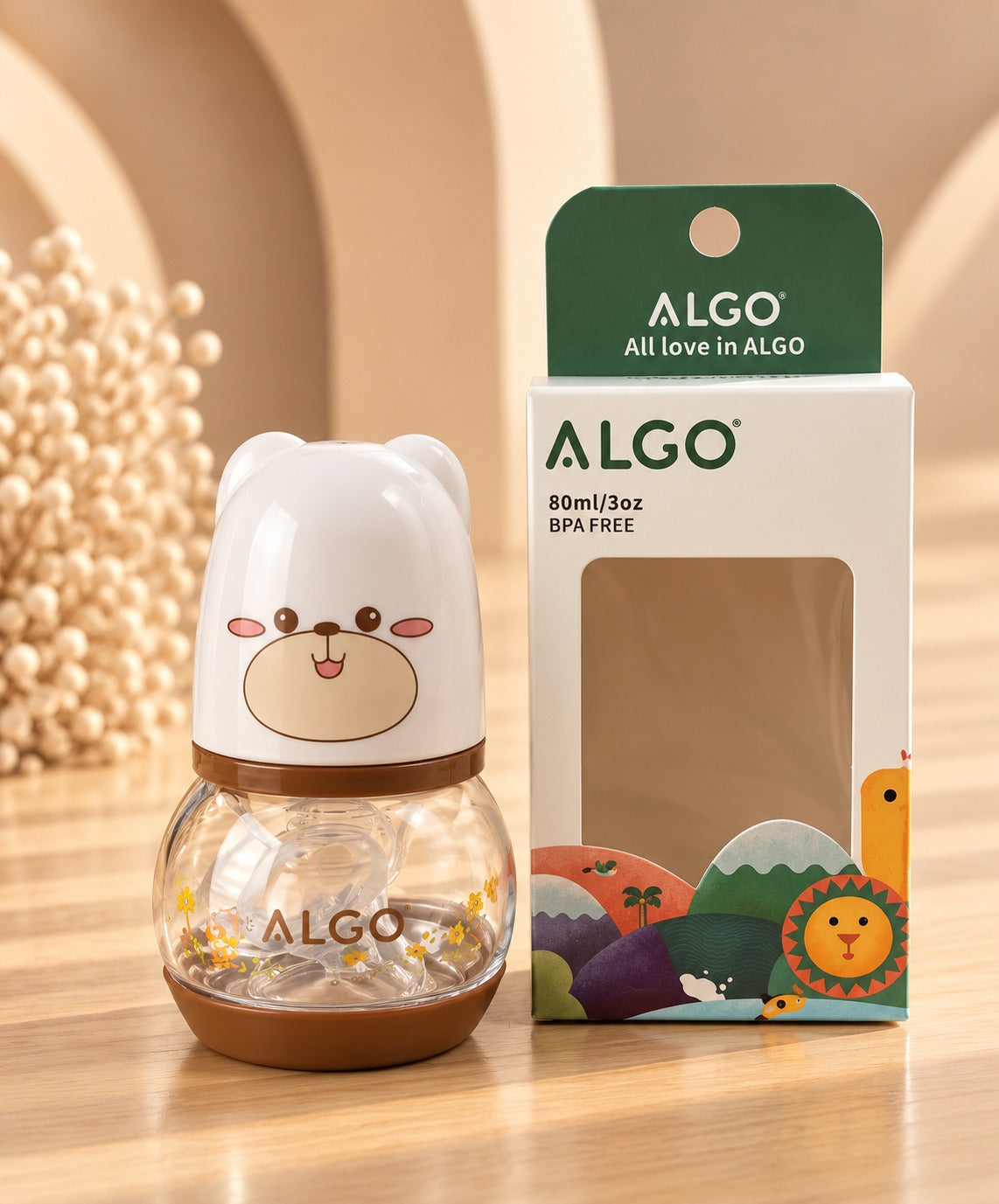 Tetero para Bebé de 3 oz (80 ml) Ref. 9617 | Mis Angelitos Baby
