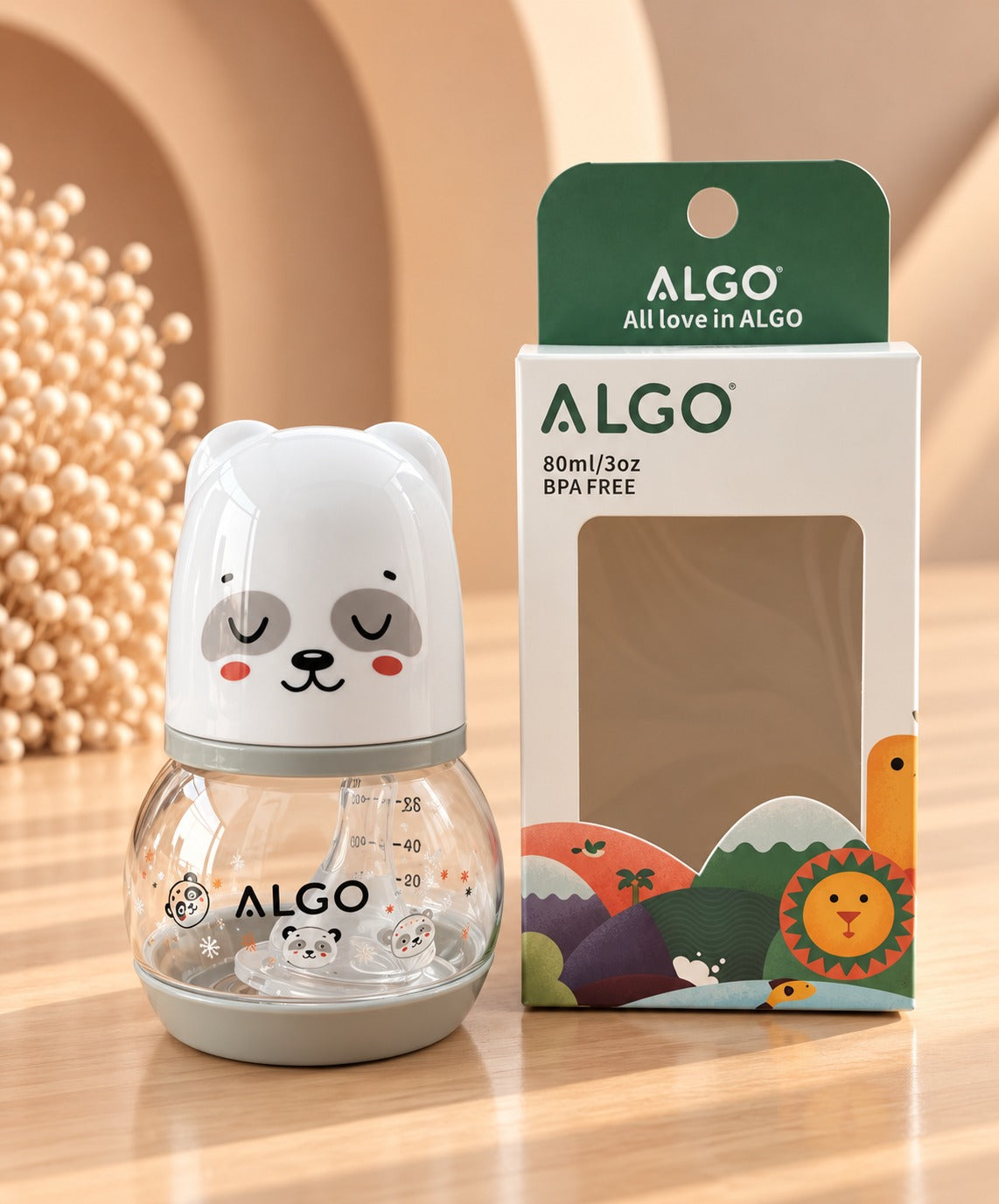 Tetero para Bebé de 3 oz (80 ml) Ref. 9617 | Mis Angelitos Baby
