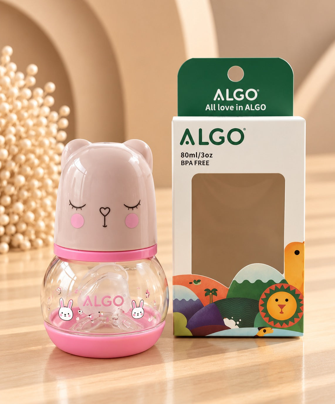 Tetero para Bebé de 3 oz (80 ml) Ref. 9617 | Mis Angelitos Baby