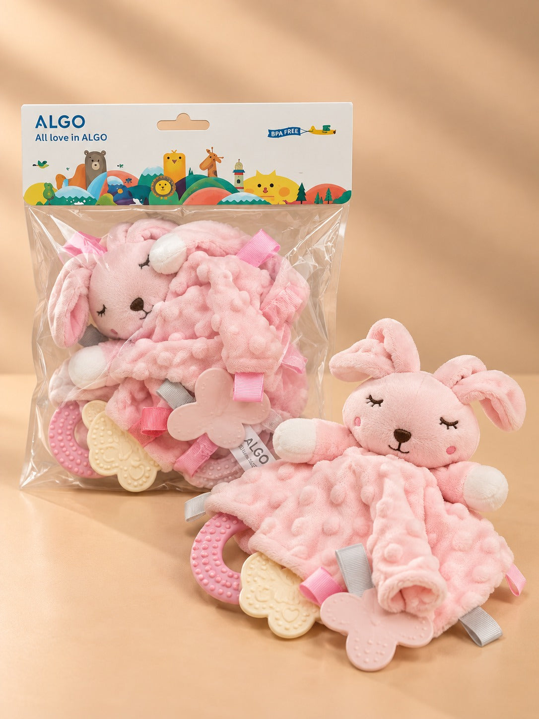Manta de apego sensorial para bebé Ref. ALGO-51 Mis Angelitos