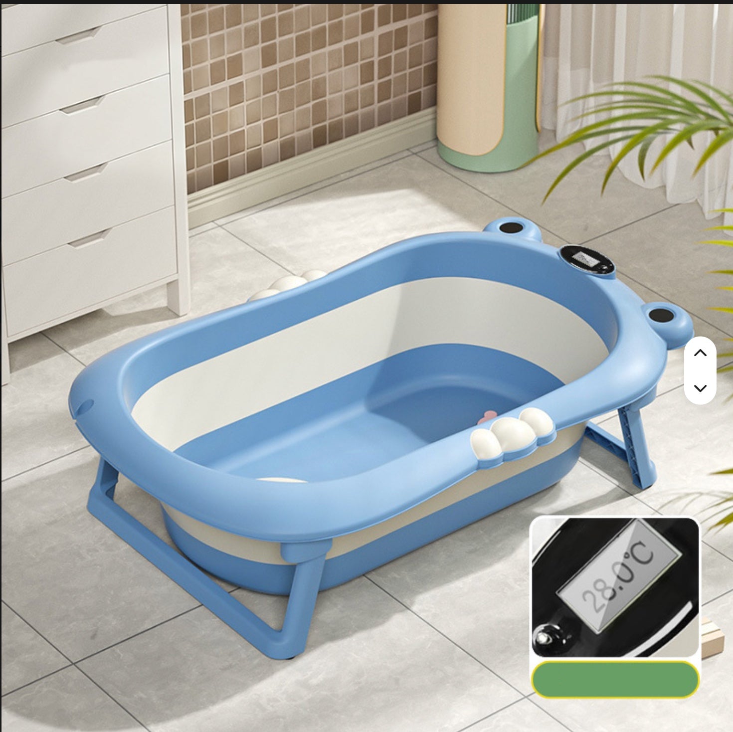 Bañera Plegable sapito + Regalo Tortuga| REF: 6852 Mis angelitos baby
